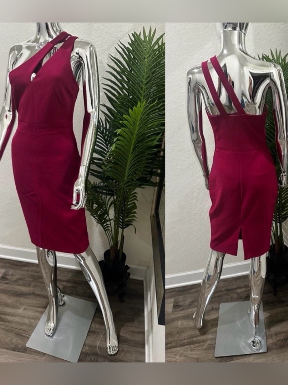 Likely one shoulder midi dress 2